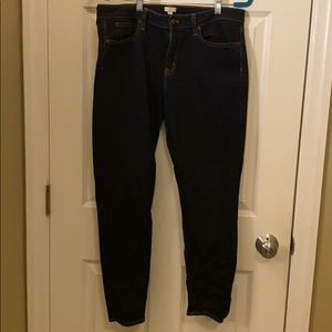 JCREW high waisted dark jeans!